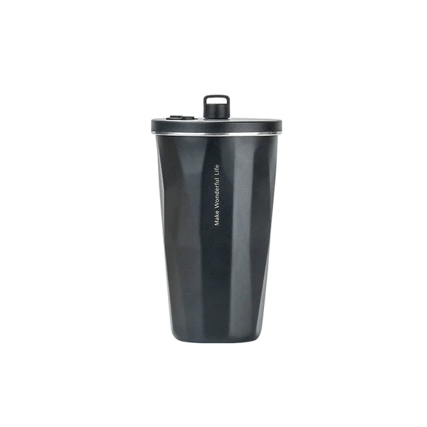 600ml Stretchy Straw Coffee Carry-Cup 