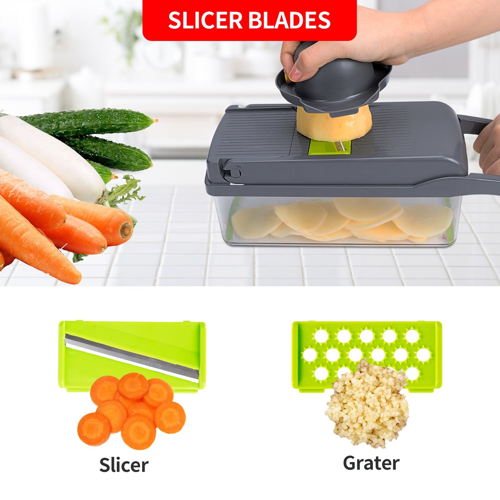 15 in 1 Multifunctional vegetable chopper 