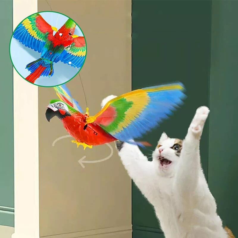 Simulated Birds Hanging Pet Toy