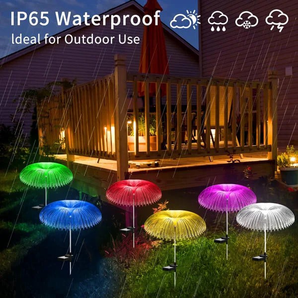 🎄Solar Garden Changing Jellyfish Lights