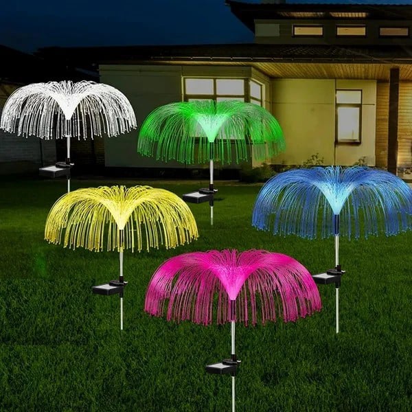 🎄Solar Garden Changing Jellyfish Lights