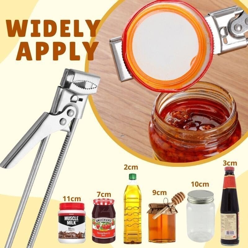 Adjustable Stainless Steel Can Opener 