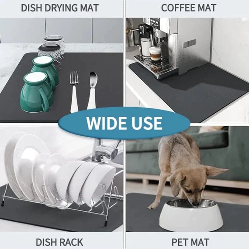 Kitchen Super Absorbent Draining Mat 