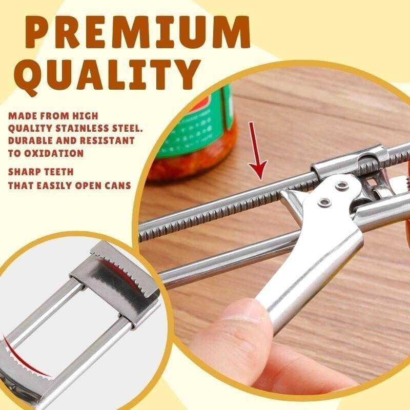 Adjustable Stainless Steel Can Opener 