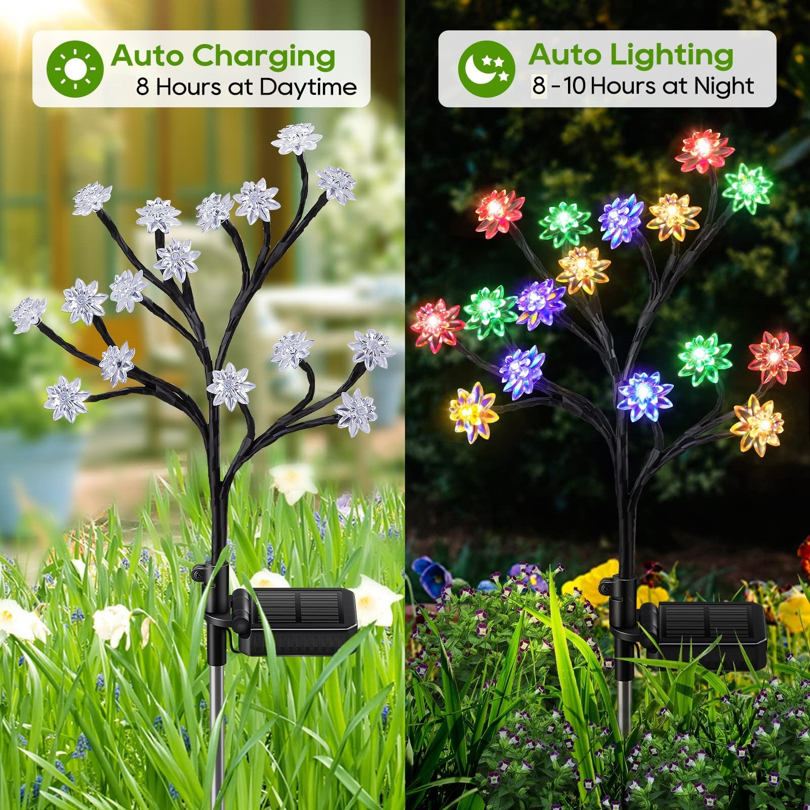 🔥IP65 Waterproof Solar Powered Fairy Flower Lights