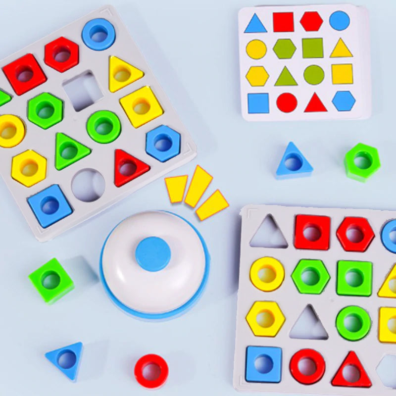 Shape Matching Game Color Sensory Educational Toy