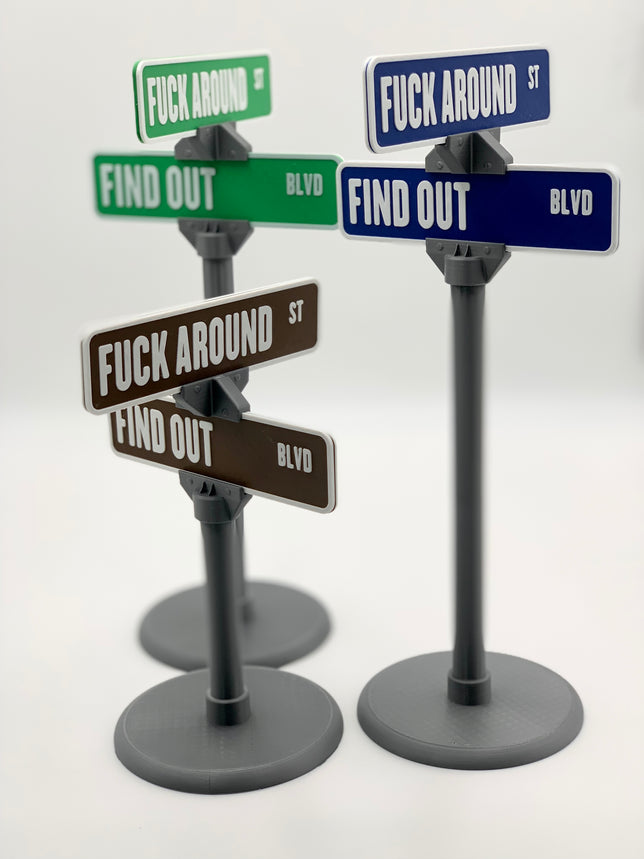 Street Sign Desktop Decor | Fun Desktop Gifts