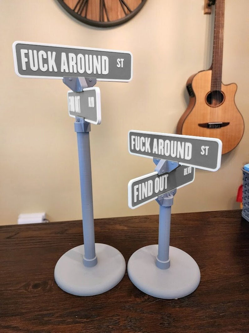 Street Sign Desktop Decor | Fun Desktop Gifts