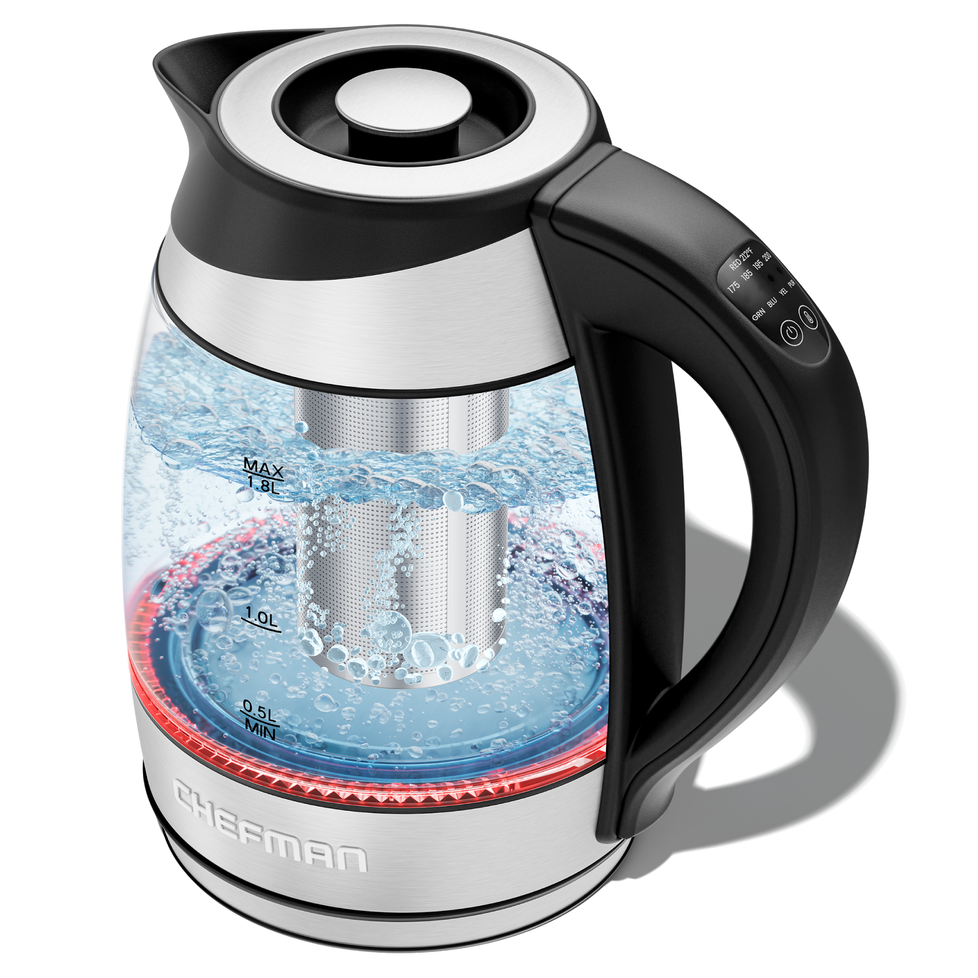 1.8-Liter Cordless Glass Electric Kettle