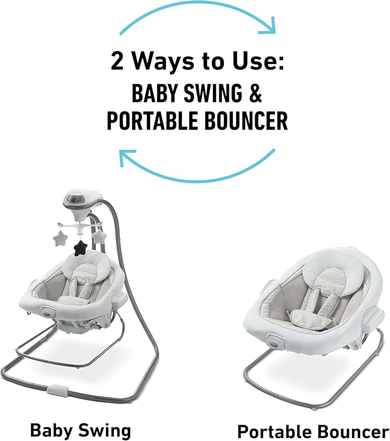 Limited time offer💥Graco DuetConnect LX Seat & Bouncer, Redmond