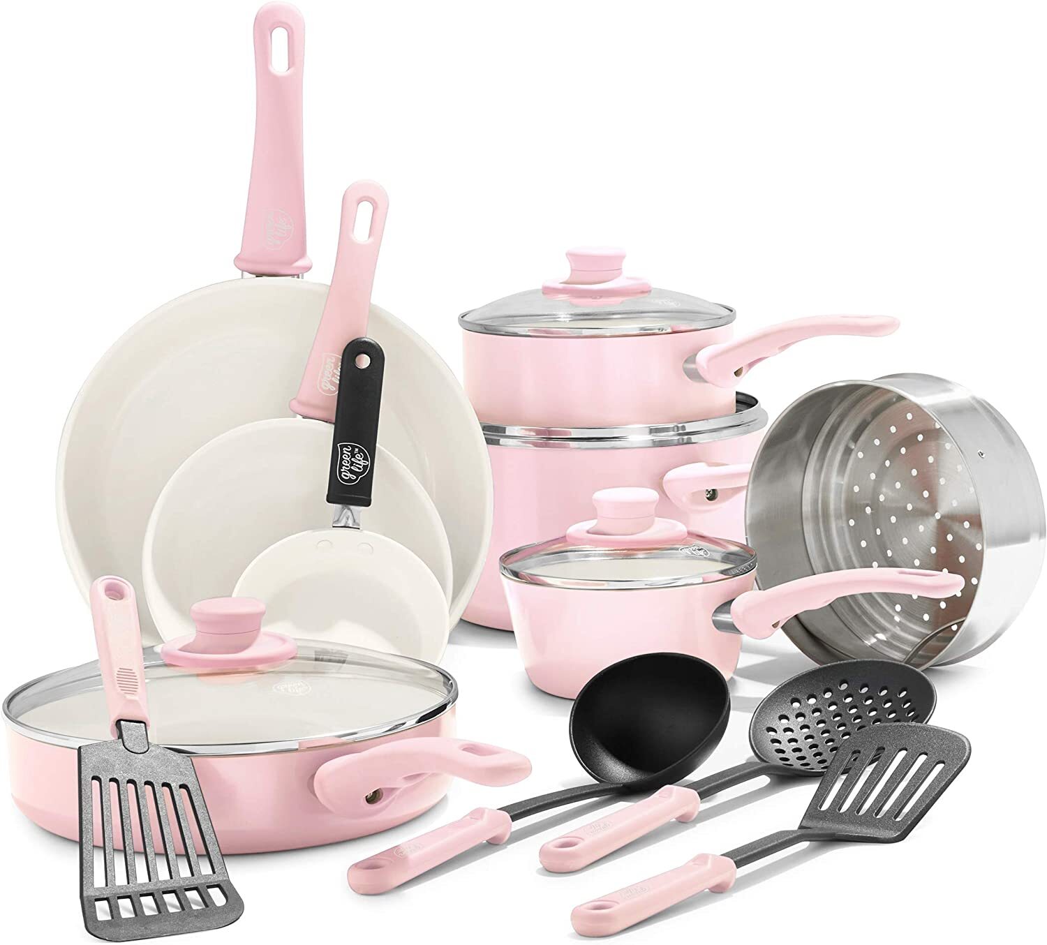 🔥[LIMITED TIME OFFER ONLY TODAY! ]Ceramic Nonstick Cookware Set-16 Piece