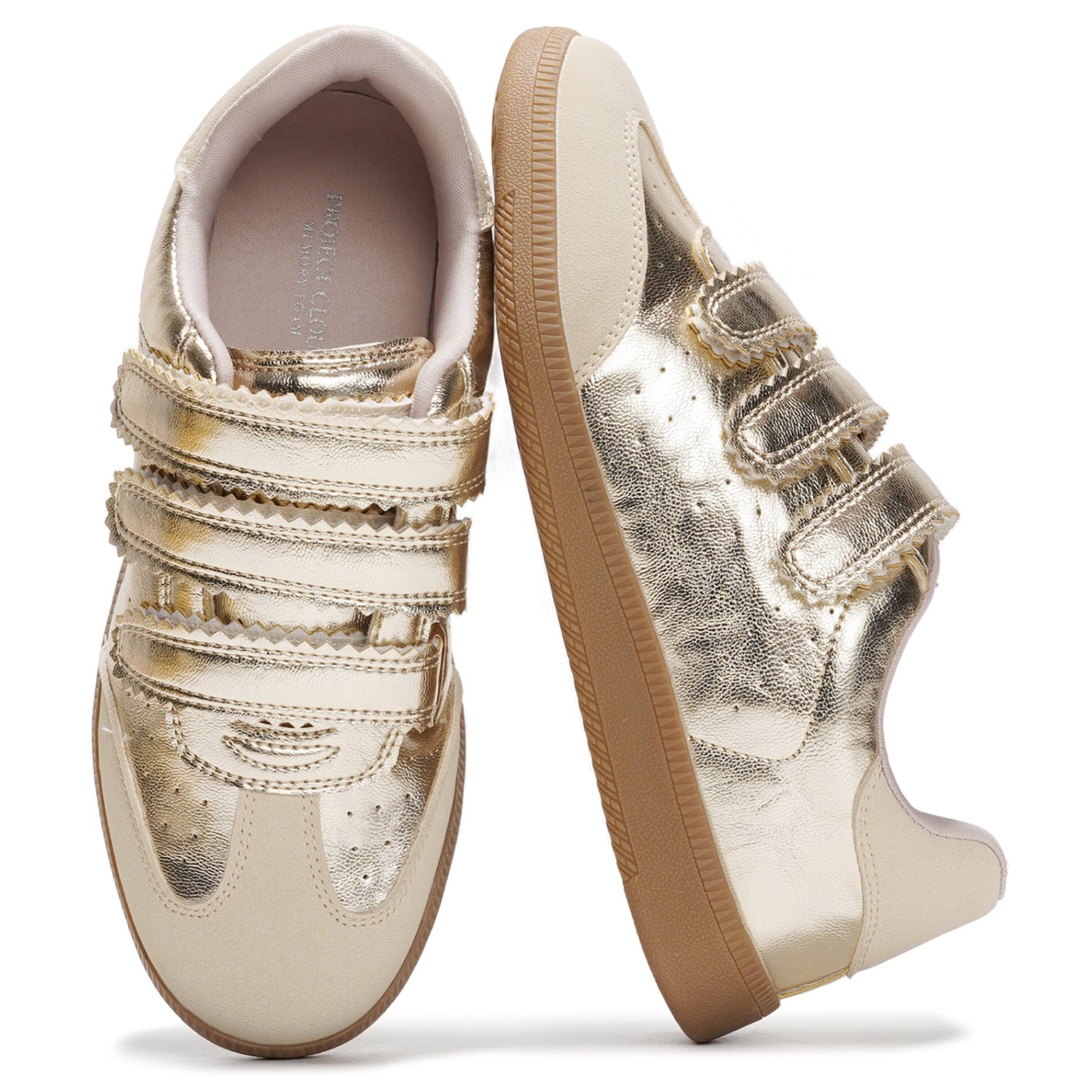 Project Cloud | Ysabelle Vegan Leather Women's Trendy Sneakers  - Memory Foam Technology | Lightweight | Anti-Slip
