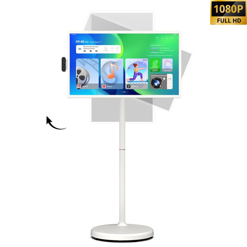 ❗New Year clearance sale🎉【Apolosign 2025 New 15000mAh Battery Upgrade】Apolosign Gen 2 True 4K UHD 32 inch Portable Smart TV, 16GB(8+8)RAM+256GB Storage, Android 14, Touch Screen Monitor, 8MP Camera, Voice Remote Control, WiFi 6, Support Google Calendar, Full Swivel Rotation