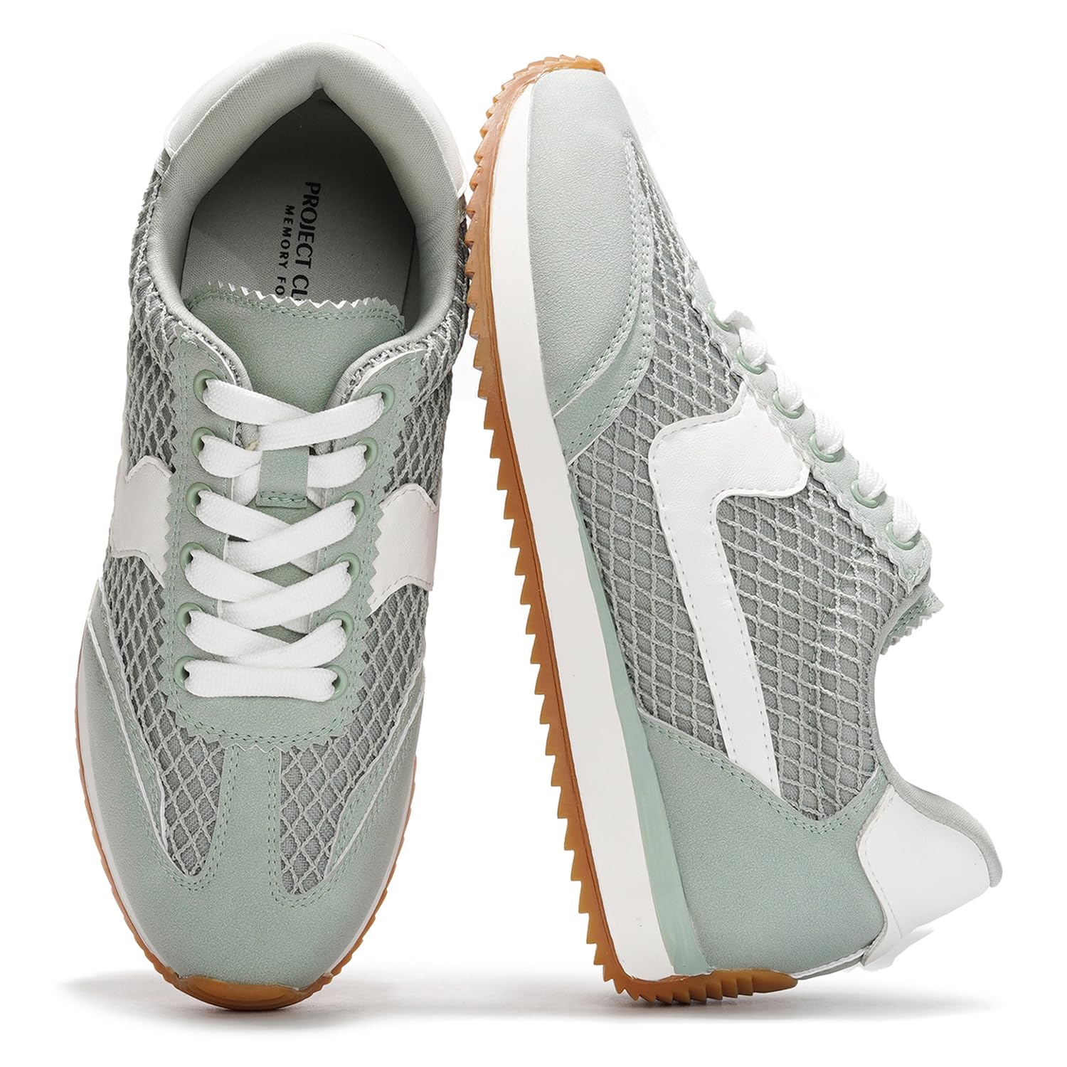 Project Cloud Fashion Sneakers for Women - Lace-up Memory Foam Insole and Non-Slip Women's Shoes (Madison)