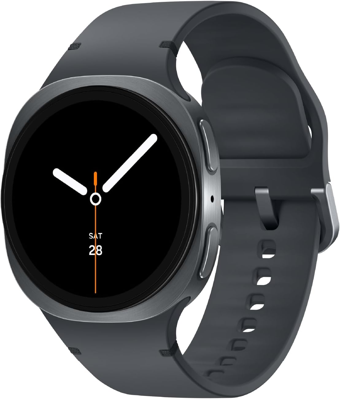 Samsung Galaxy Watch 8 (2025) 40mm Bluetooth Smartwatch, Cushion Design, Fitness Tracker, Sleep Coaching, Running Coach, Energy Score, Heart Rate Tracking, Graphite [US Version, 2 Yr Warranty]
