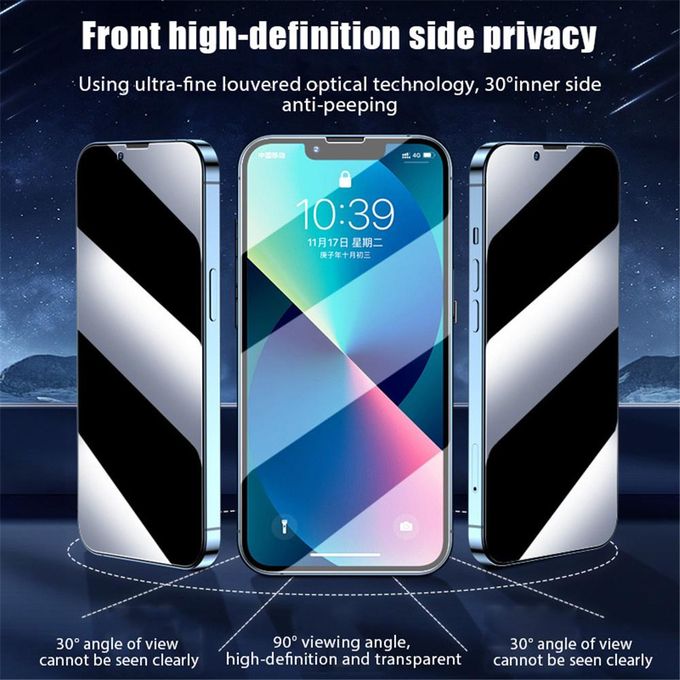 Samsung Galaxy A16 4G&5G High Quality Anti Spy Tempered Glass Screen Protector - Privacy