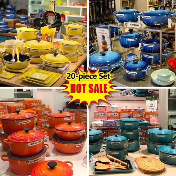 Today Sale💖20-piece Signature Cast Iron Cookware Set