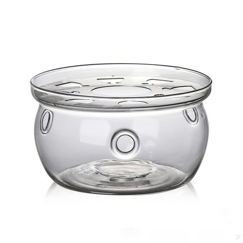 Heat-resistant Glass Tea Warmer Teaware Tea Warmer Round Heating Base Can Be Put Candle Teaware Insulation Base