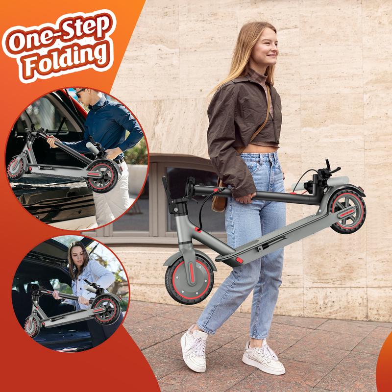 ⏰CLEARANCE SALE!⏰Electric Scooter for Adults 21 Miles Range 350W Motor 19MPH Max Speed 36V 7.8AH Battery Portable Folding Commuting E-Scooter with App Control & Dual Brakes