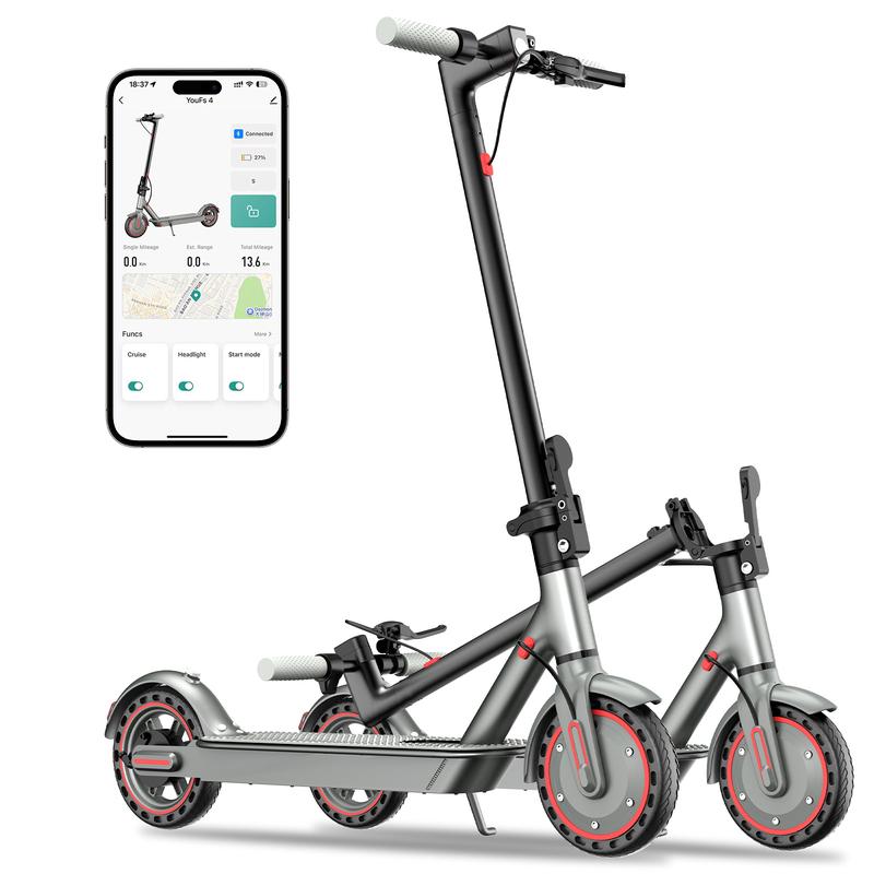 ⏰CLEARANCE SALE!⏰Electric Scooter for Adults 21 Miles Range 350W Motor 19MPH Max Speed 36V 7.8AH Battery Portable Folding Commuting E-Scooter with App Control & Dual Brakes