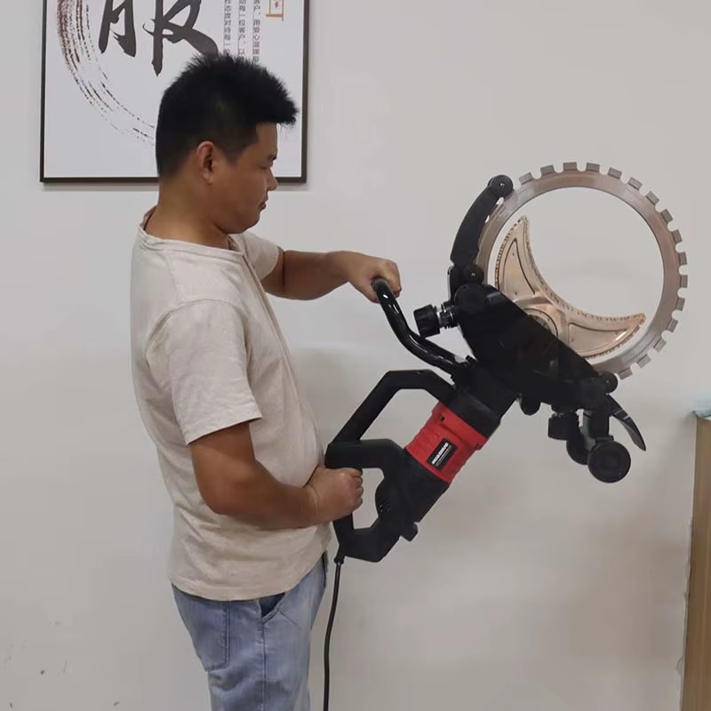 ⏰CLEARANCE SALE!⏰Concrete Wall Cutting Machine Concrete Saw Cutter for Brick Wall Efficient Cutter Tool Ring Saw Machine