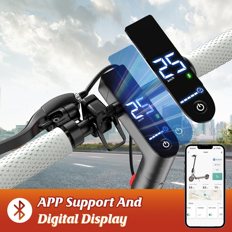 ⏰CLEARANCE SALE!⏰Electric Scooter for Adults 21 Miles Range 350W Motor 19MPH Max Speed 36V 7.8AH Battery Portable Folding Commuting E-Scooter with App Control & Dual Brakes