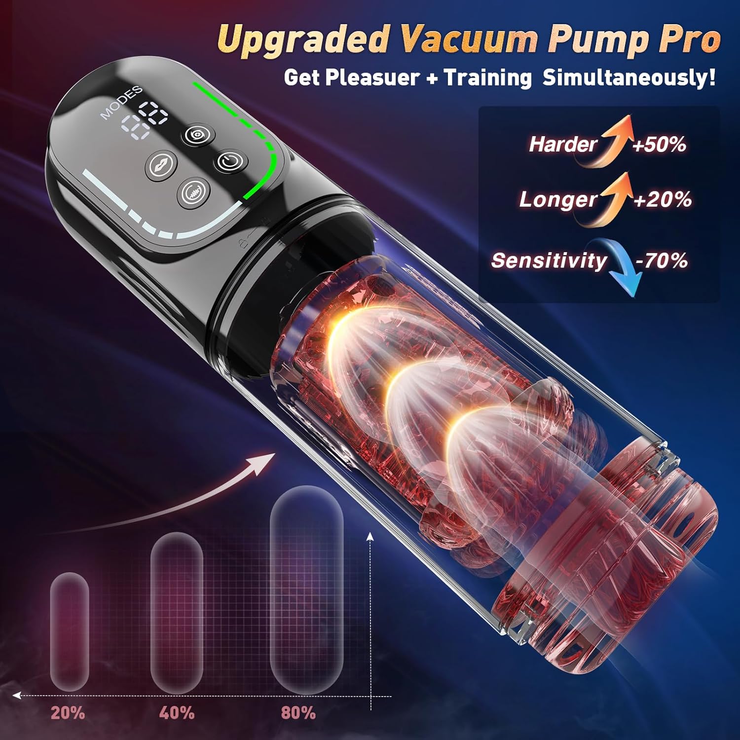 😍 Male Masturbator Penis Pump - Male Sex Toys for Men Sex Toy Pocket Pussy LCD with APP Stroker Adult Toys with 7 Thrusting 7 Rotating 5 Sucking Modes Vacuum Pumps & Enlargers🎁