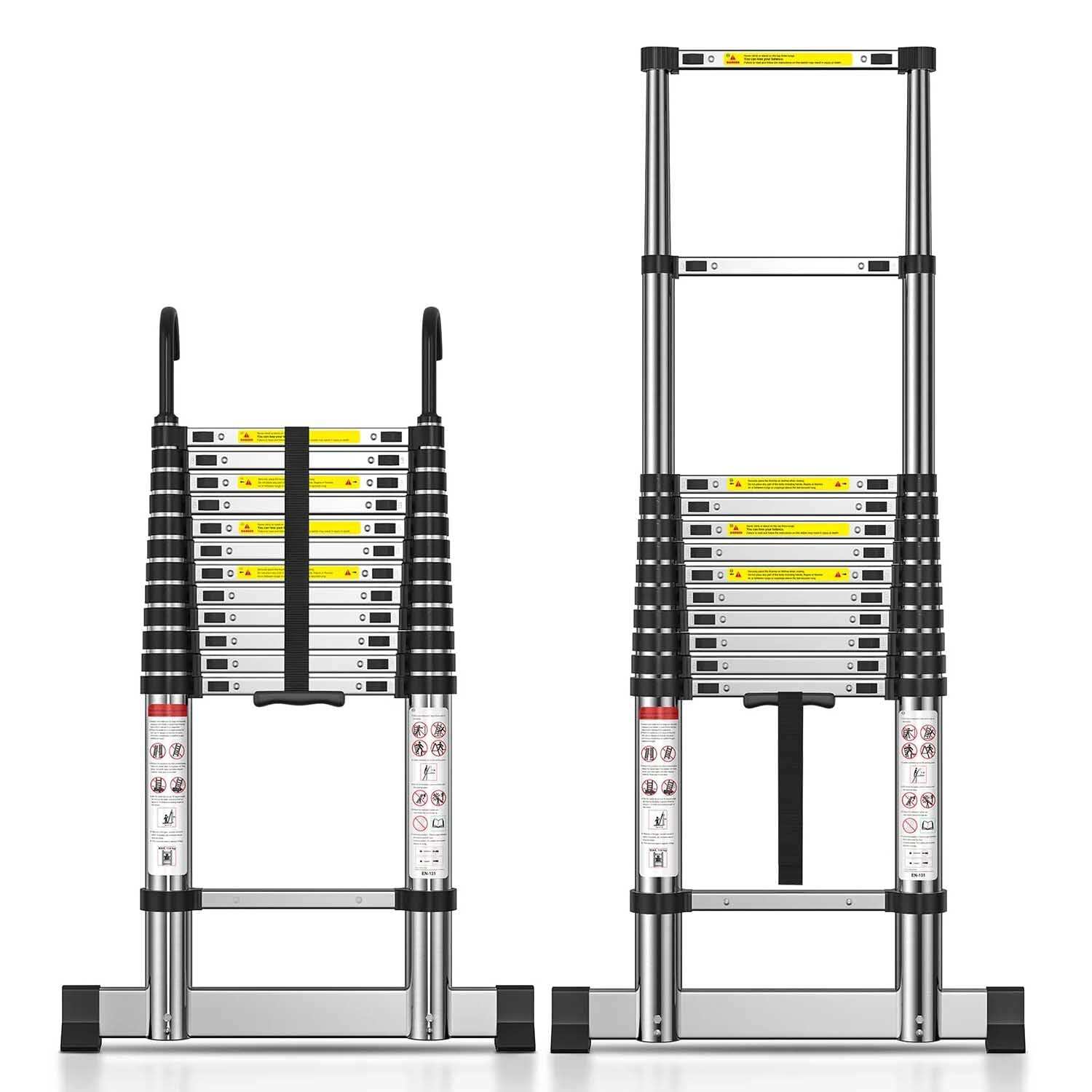 🎄2025 Christmas Sales🎅Affordable telescopic ladder with strong load-bearing capacity and easy storage!