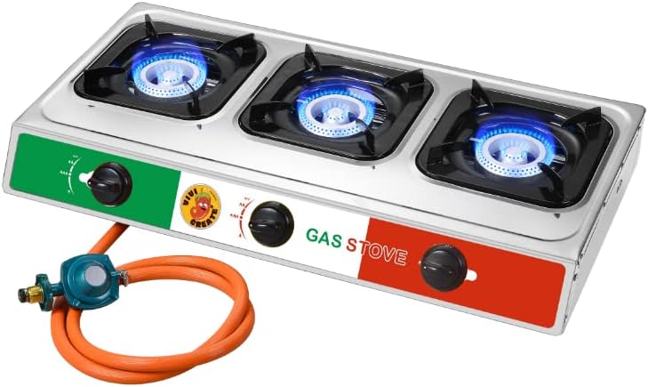 🎄2025 Christmas Sales🎅Double-burner propane gas stove