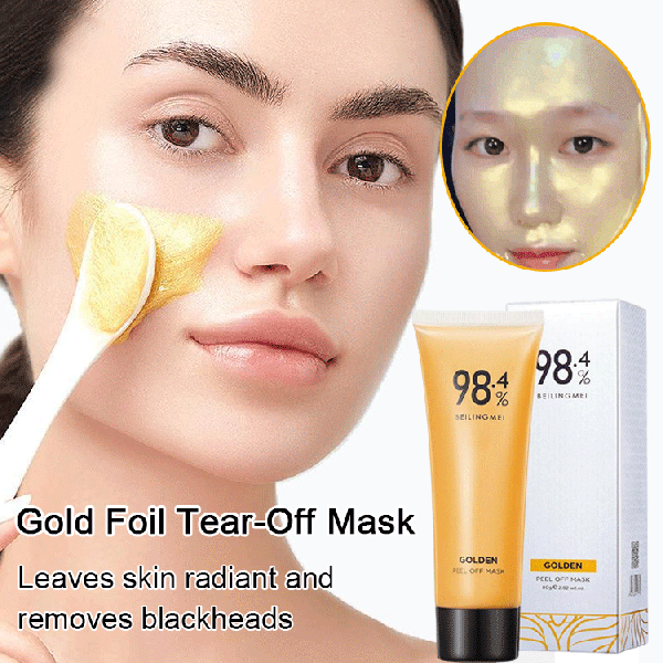 🔥 Buy 1 Get 1 Free oo 🔥 – Gold Foil Peel-Off Face Mask