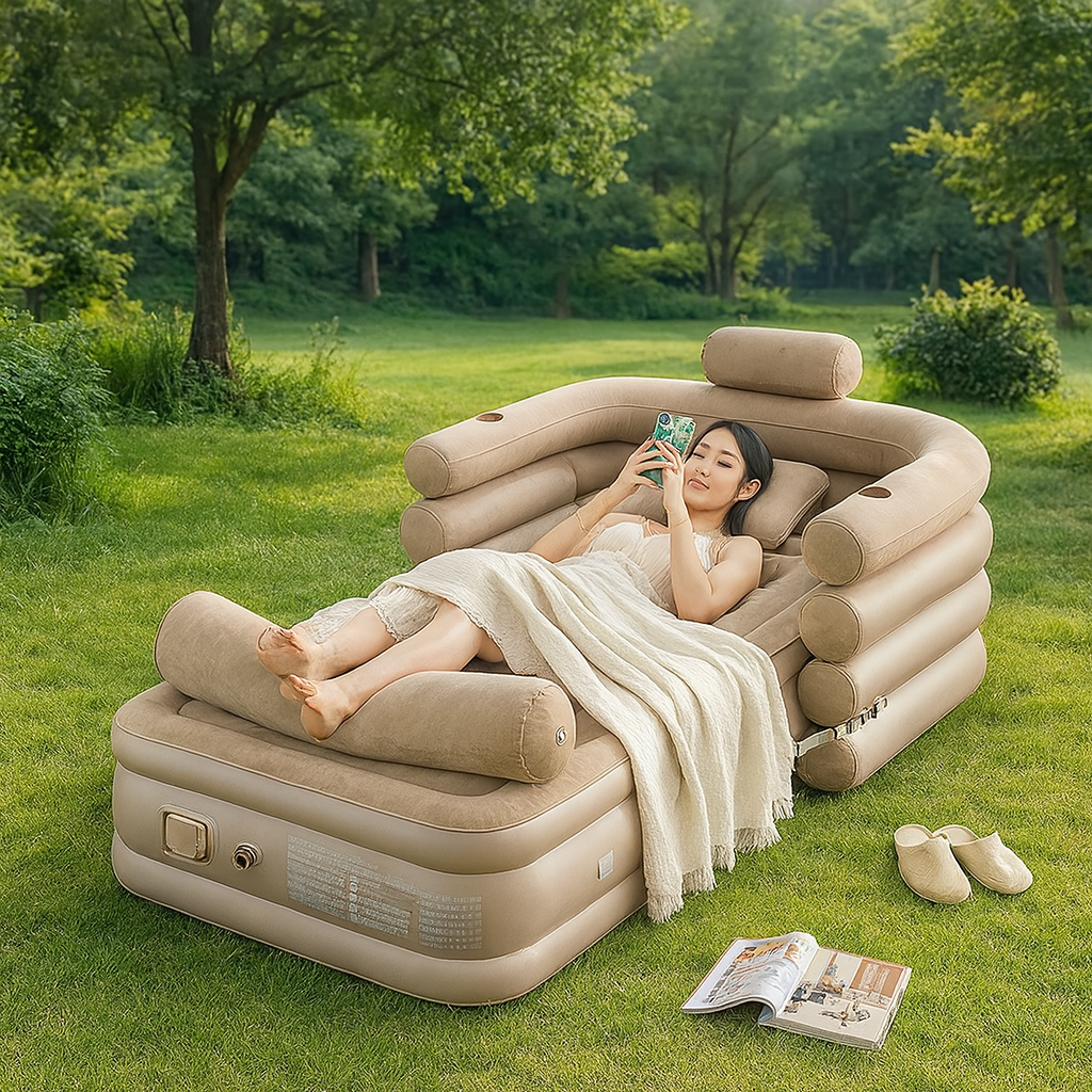 🎄2025 Christmas Sales🎅Inflatable Comfy Outdoor Lazy Lounge Sofa