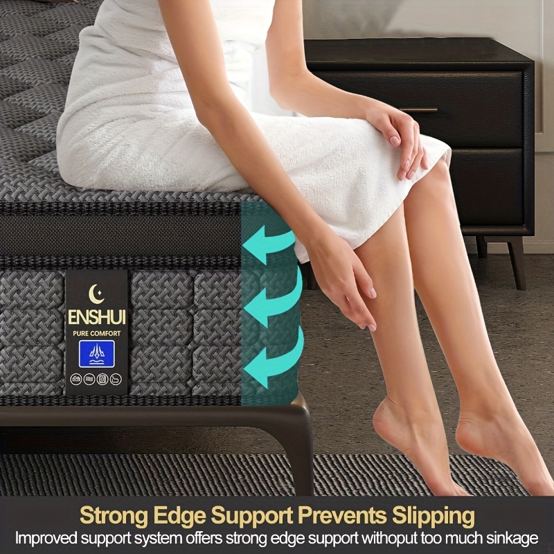 🎄2025 Christmas Sales🎅12in/14in Queen Size Mattress, Deep Sleep Memory Foam Hybrid Euro Top Mattress - 7-Zone Mattress - Optimal Lumbar Support For Perfect Comfort - Twin Full Queen King Size Mattress Options.