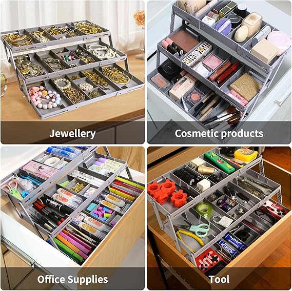 🔥Buy 1 Free 1🔥Multi-Level Smart Drawer Organizer