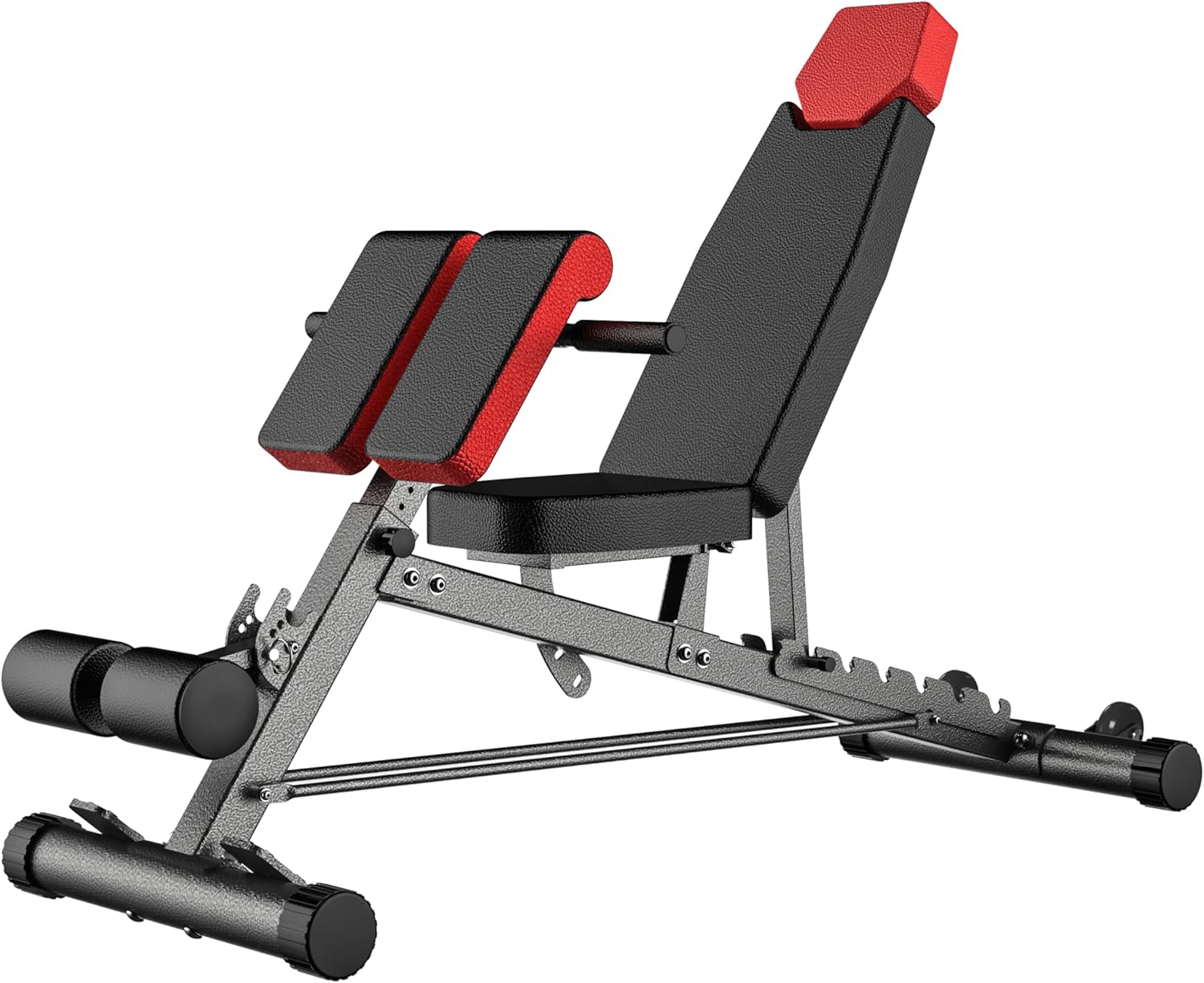 🎄2025 Christmas Sales🎅Finer Form Multi-Functional FID Weight Bench for Full All-in-One Body Workout 鈥?Hyper Back Extension, Roman Chair, Adjustable Ab Sit up Bench, Incline Decline Bench, Flat Bench
