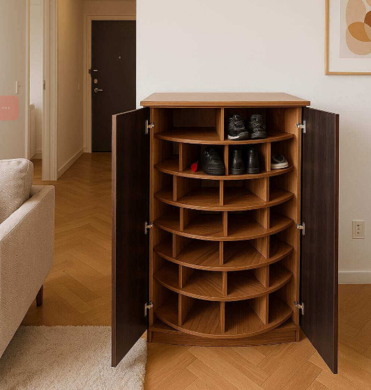 🎄2025 Christmas Sales🎅🌟High-end quality🌟【 buy one get one free】Large capacity rotating shoe rack