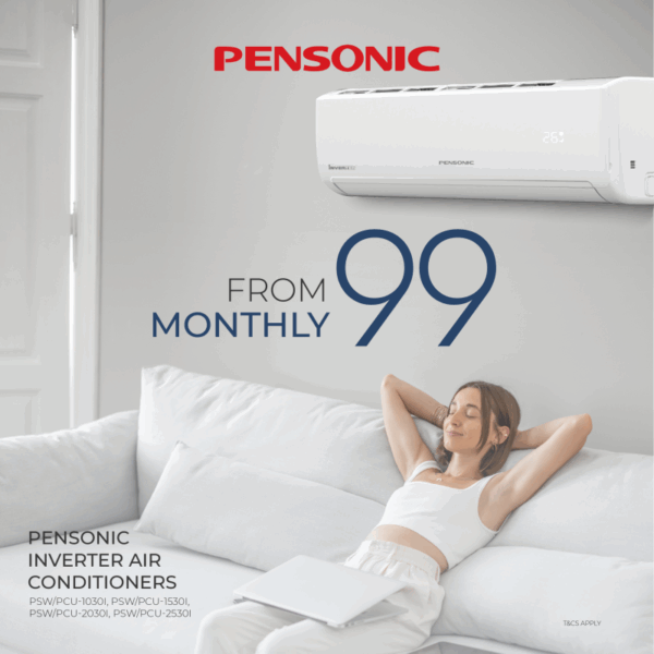 [ OWN TO CHILL ] Pensonic Inverter Air Conditioners 2.5HP |PSW/PCU-2530i