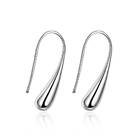 Sterling Silver Waterdrop Hook Earrings