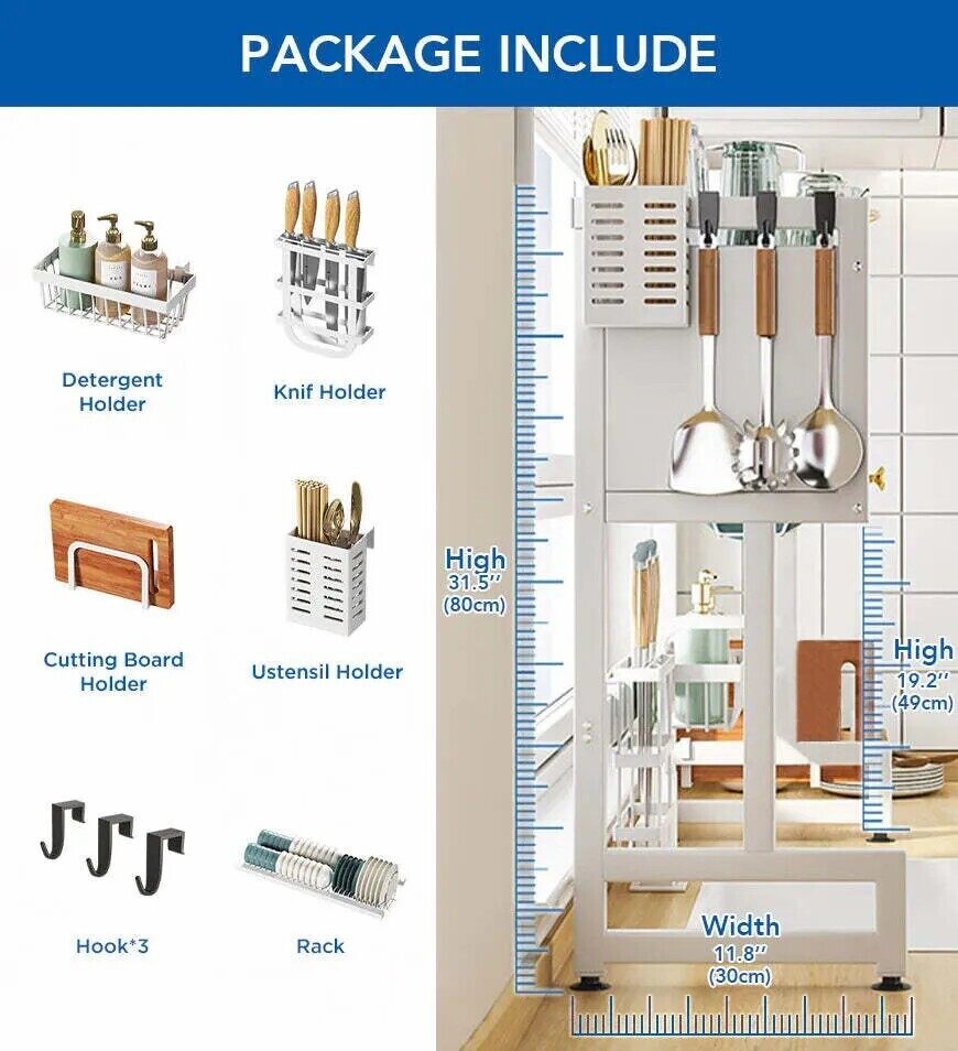 🔥CLEARANCE SALE✨KITCHEN COUNTERTOP STORAGE RACK✨