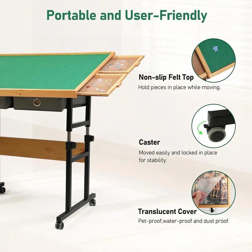 🎅Christmas Limited Sale🔥ALL4JIG Jigsaw Puzzle Table with Legs