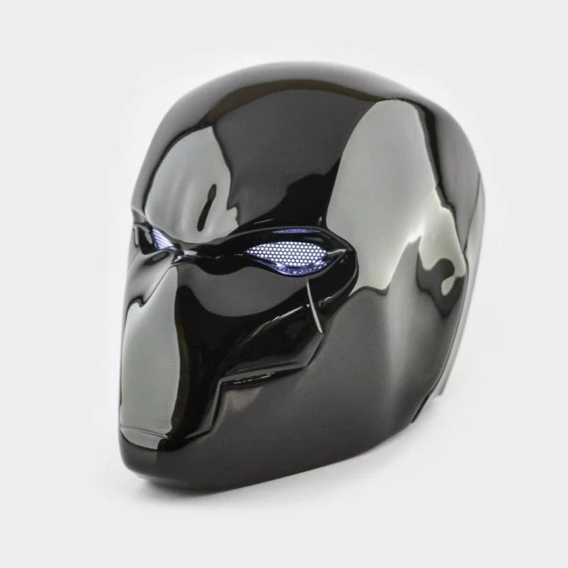 Red Hood - Black Helmet with LED lights