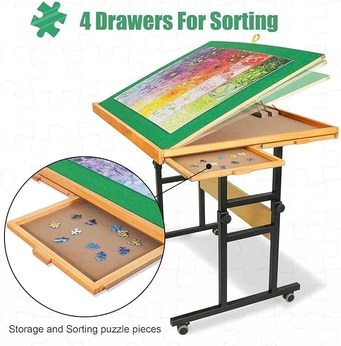 🎅Christmas Limited Sale🔥ALL4JIG Jigsaw Puzzle Table with Legs