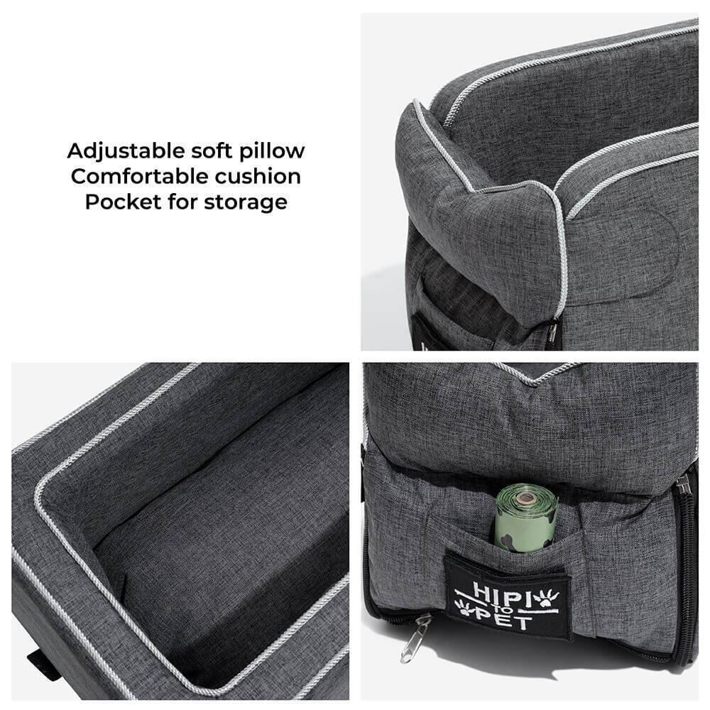 Portable Console Car Seat for Dogs