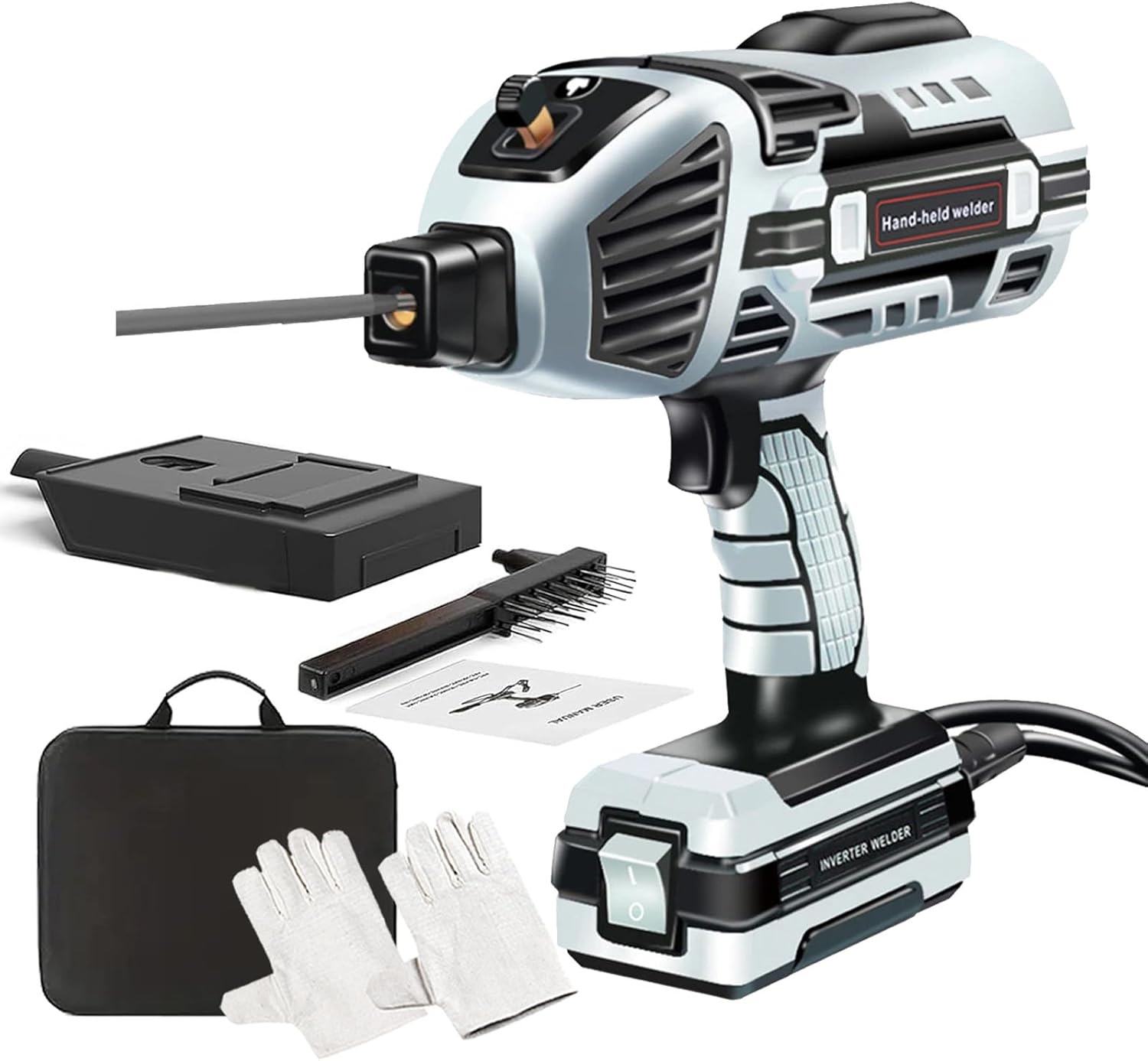 ❄🎄New Year's Special 2025⛄🔔4600W 110V±15% Handheld Arc Welder Home Electric Welder Fully Automatic Smart Welder With Toolbox/Welding Mask/Steel Brush