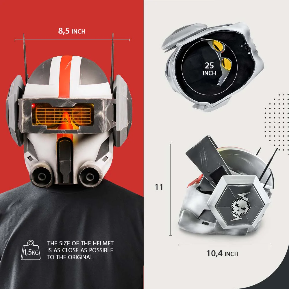 Tech Bad Batch Helmet with LED
