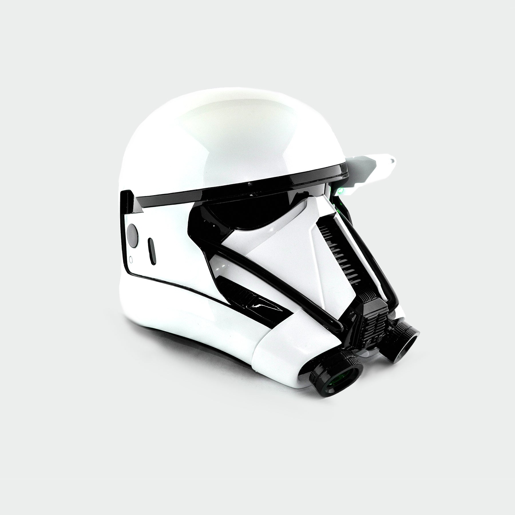 Death Trooper - Ghost Clean Helmet with LED