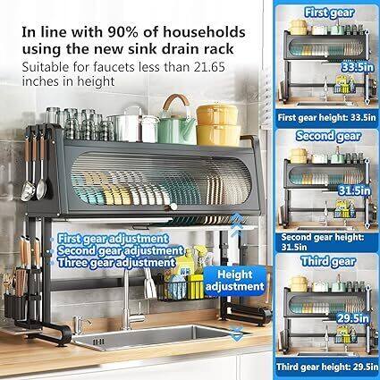 🔥CLEARANCE SALE✨KITCHEN COUNTERTOP STORAGE RACK✨