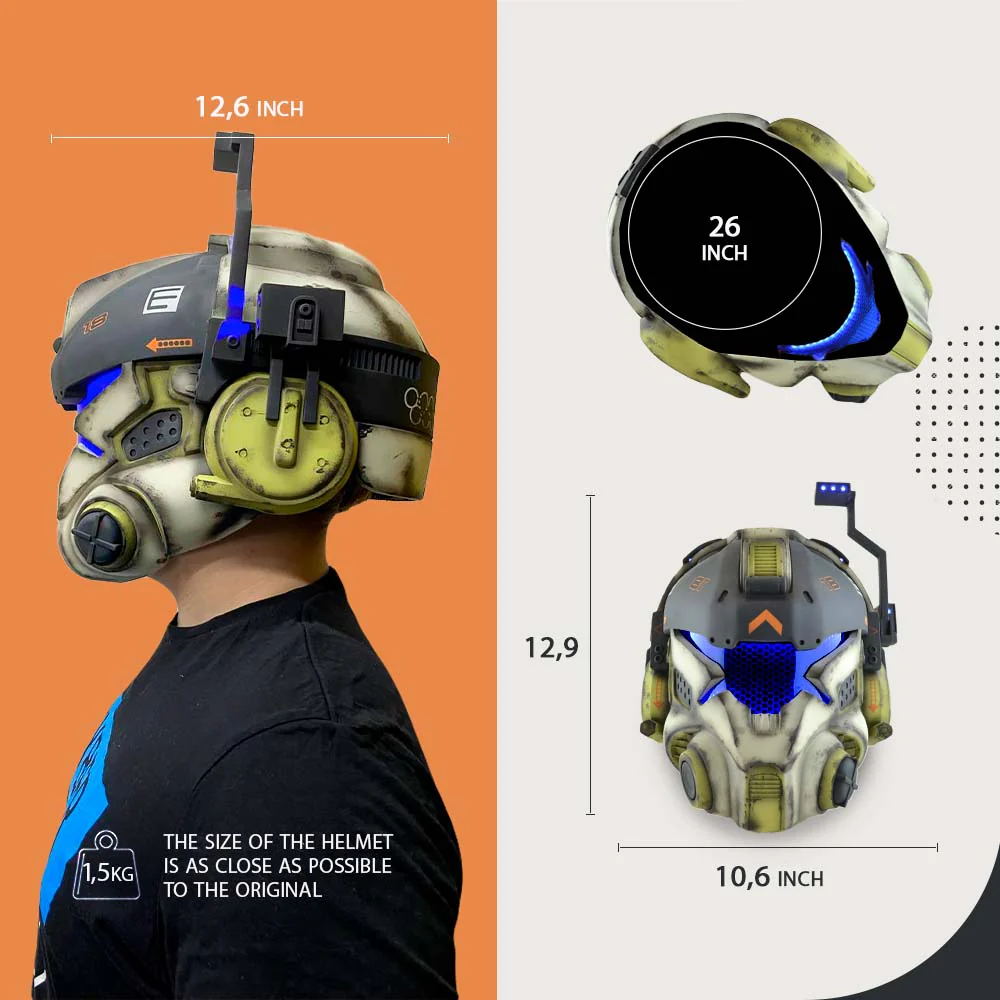 Titanfall Battle Rifle Pilot Classic Helmet