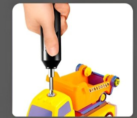 Electric screwdriver set, compact, portable, long-lasting, furniture for daily use
