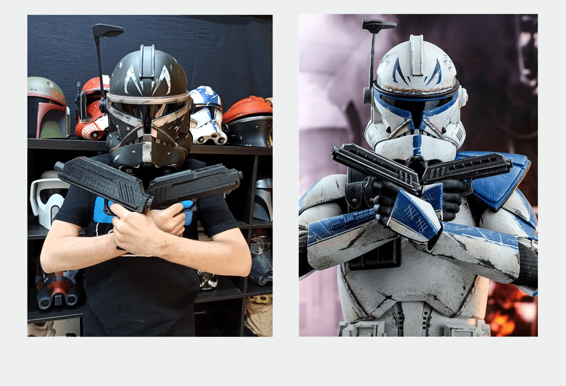 Captain Rex Realistic - Black Helmet
