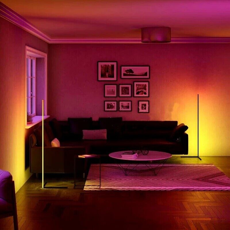 VIBRANT CORNER FLOOR LAMP WITH APP CONTROL